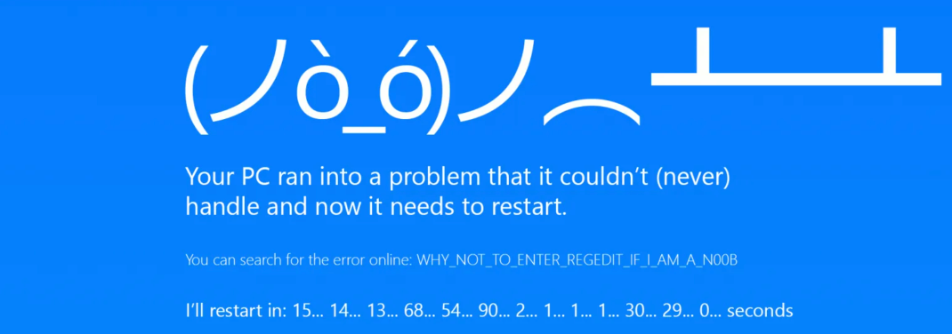 Распространенные ошибки в OS Windows на сегодняшний день